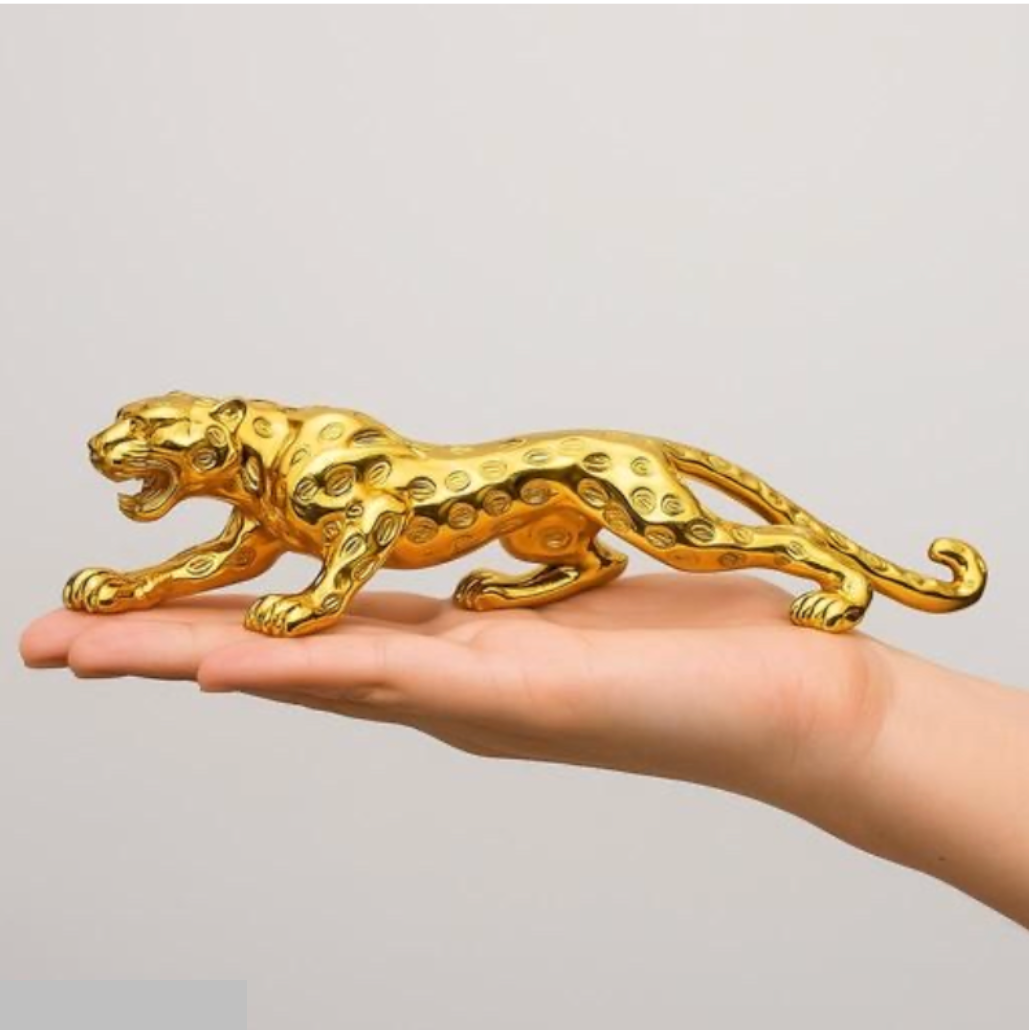 Premium Golden Panther Home Decor