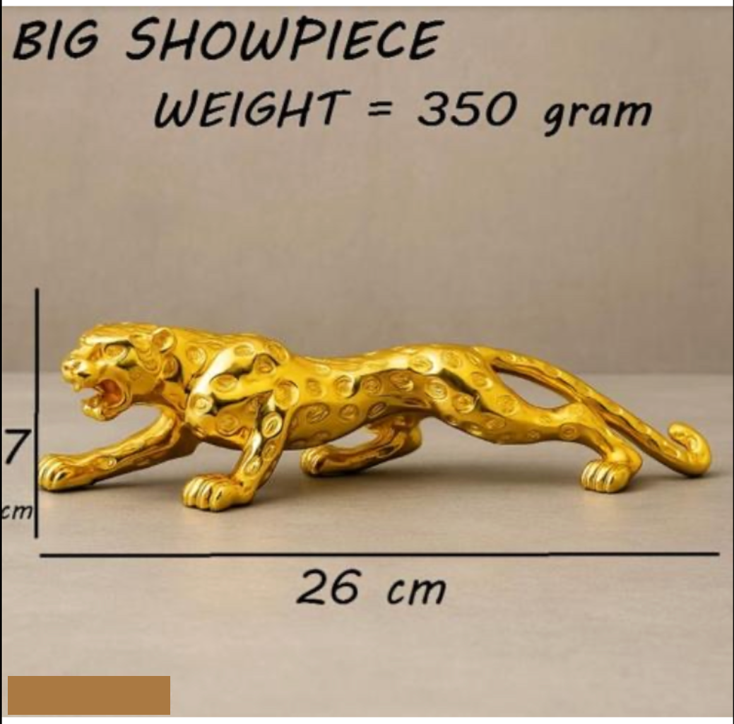 Premium Golden Panther Home Decor