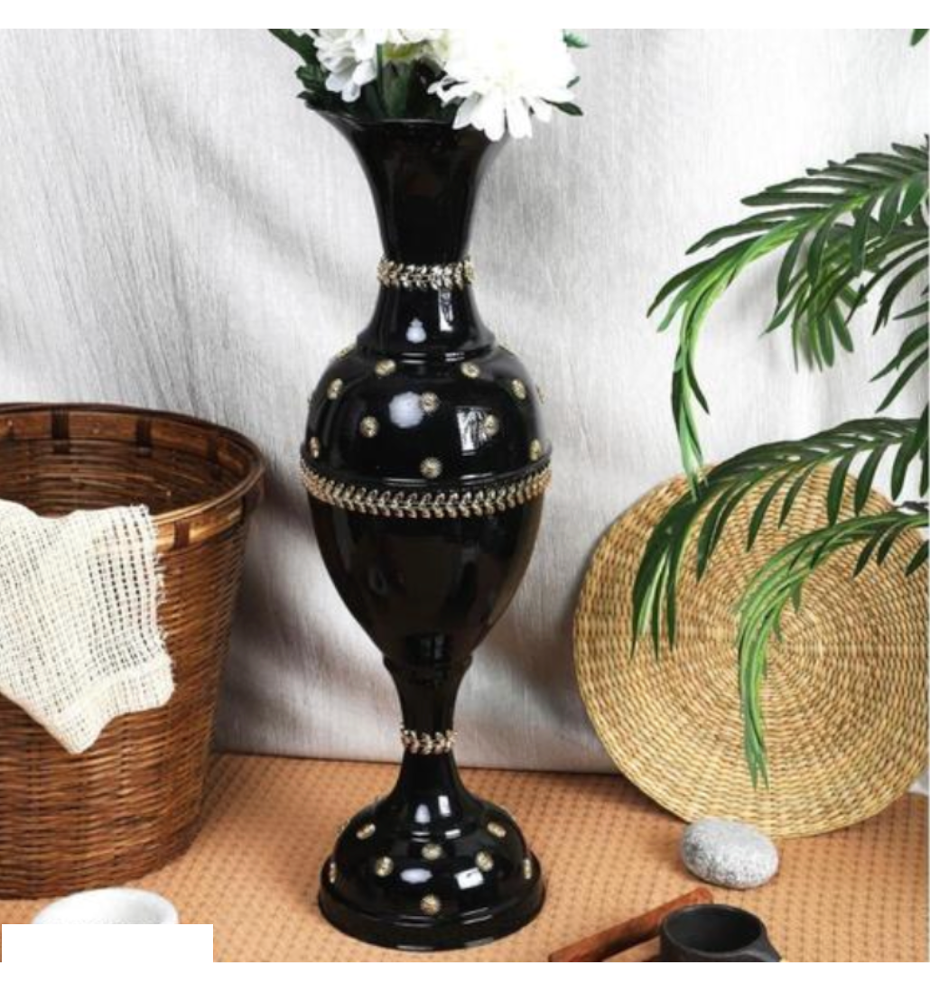 Luxury Floor Flower Vase - 24 Inch Tall Premium Home Decor Showpiece