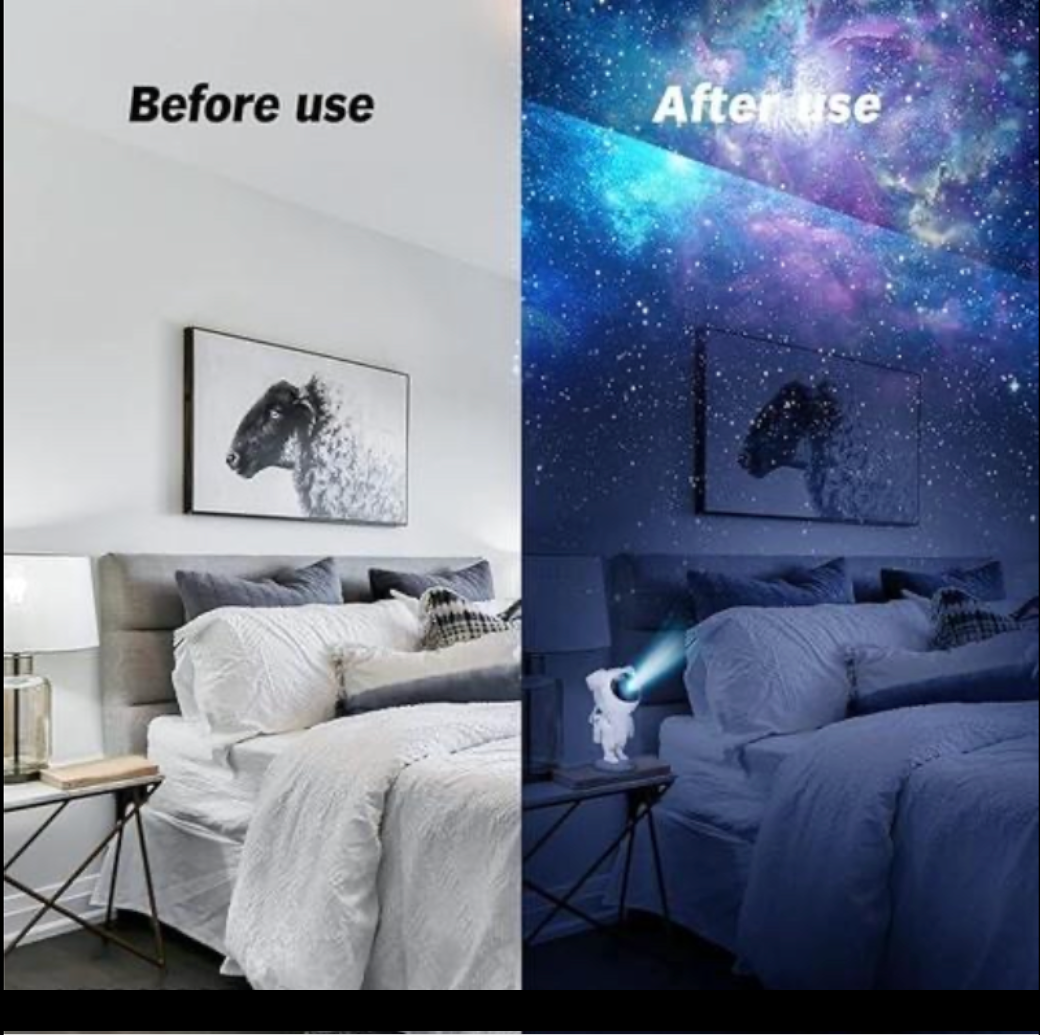 Premium Ultra-HD Astronaut Galaxy & Star Nebula Projector