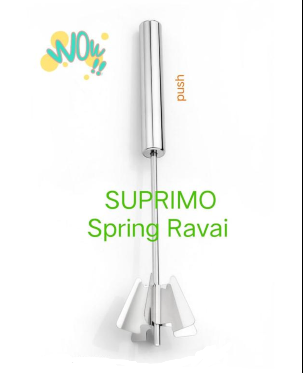 Hand Push Rotary Whisk Blender | Egg Beater & Cream Mixer Tool